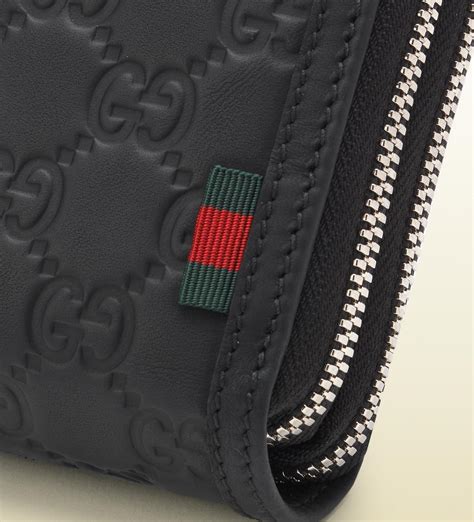 gucci zip up|gucci zip around wallets.